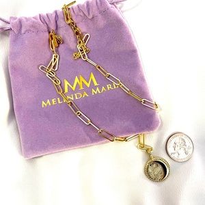 Melinda Maria Star Lariat Necklace